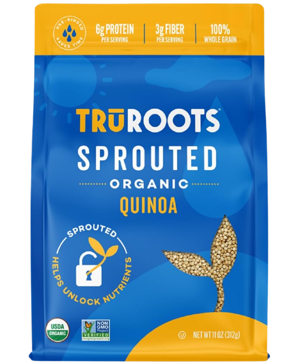 TRUROOTS SPROUTED ORGANIC QUINOA