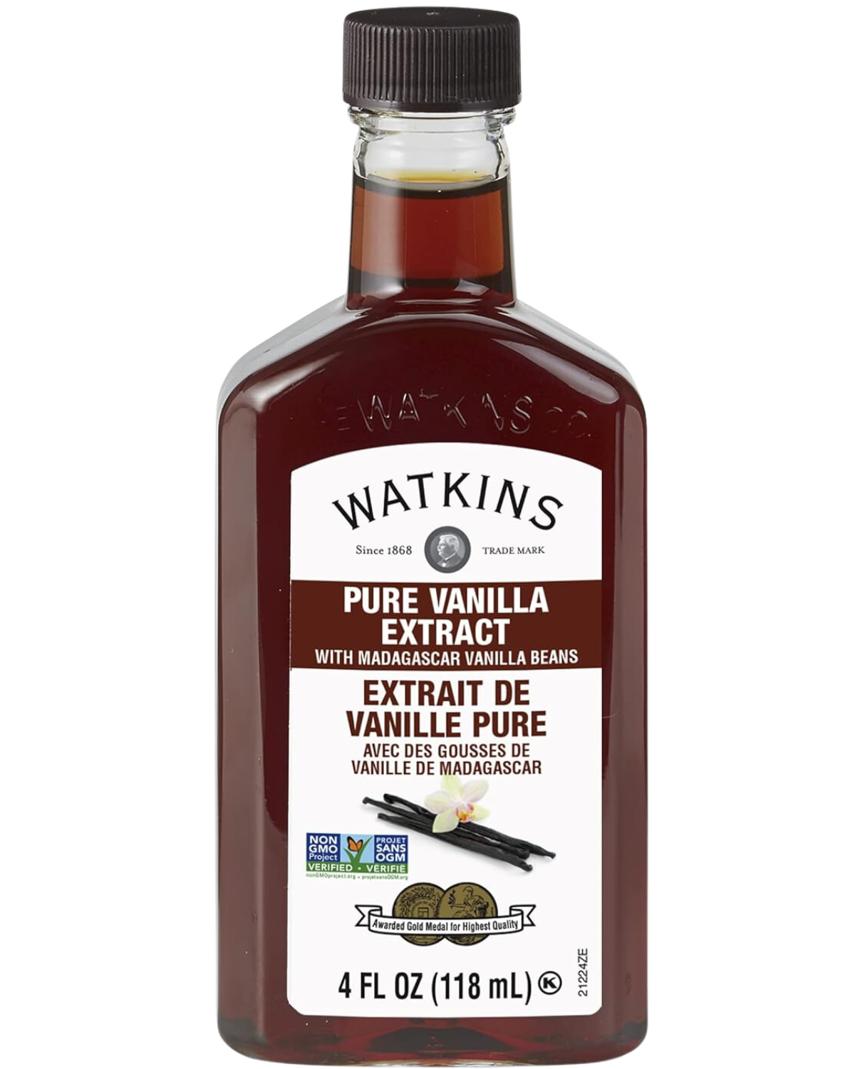 WATKINS ORGANIC PURE VANILLA EXTRACT - 2 fl oz