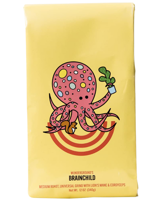 WUNDERGROUND BRAINCHILD INSTANT MUSHROOM COFFEE - COGNITIVE - PACK OF 10