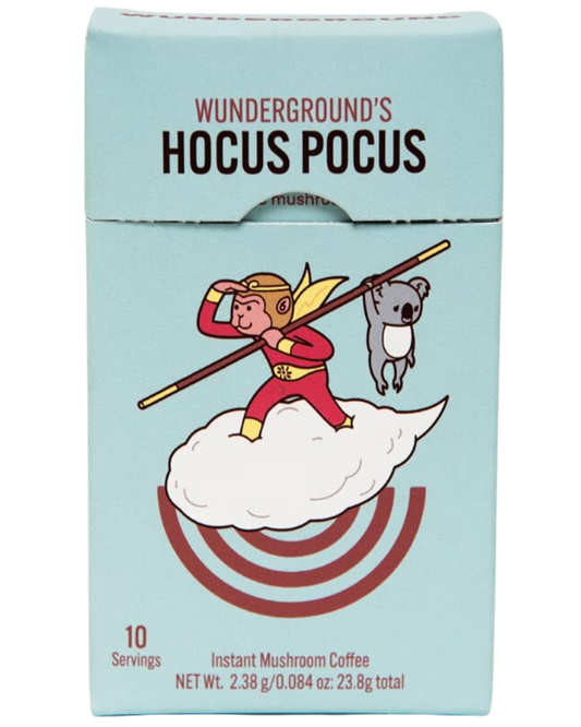 WUNDERGROUND HOCUS POCUS INSTANT MUSHROOM COFFEE - IMMUNITY - PACK OF 10