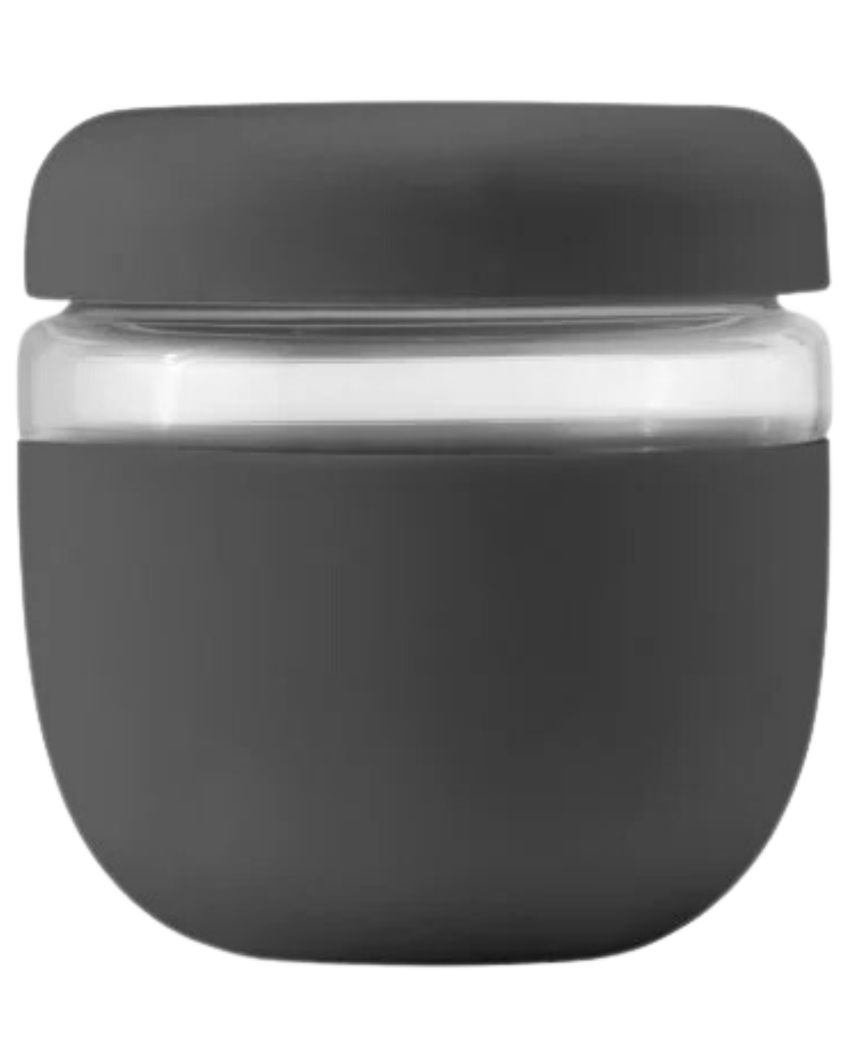 W & P SEAL TIGHT GLASS BOWL - CHARCOAL - 24oz