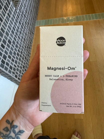 MAGNESI-OM BERRY CALM POWDERED SUPPLEMENT - BOX OF 14 STICKS